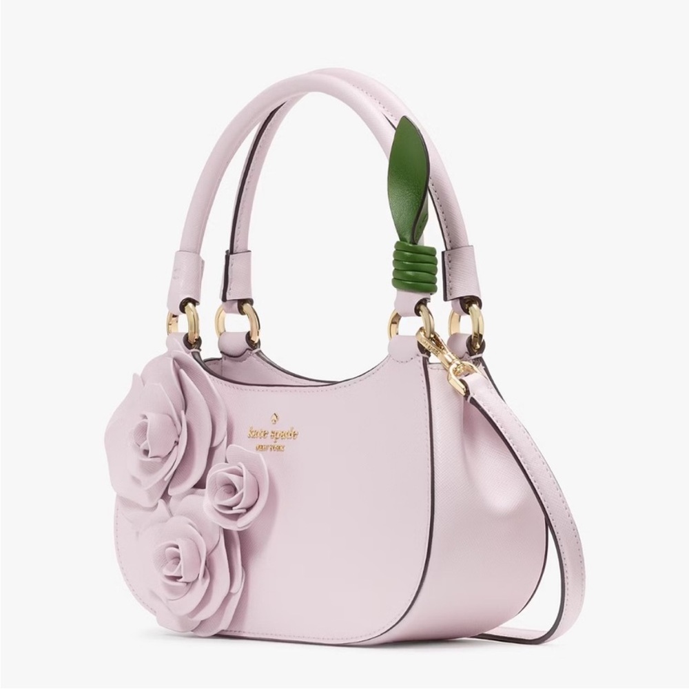 ♠️Kate Spade Flora Shoulder Bag, Pale Amethyst NWT - Picture 2 of 5